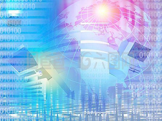 電腦地球網絡科技廣告設計圖片